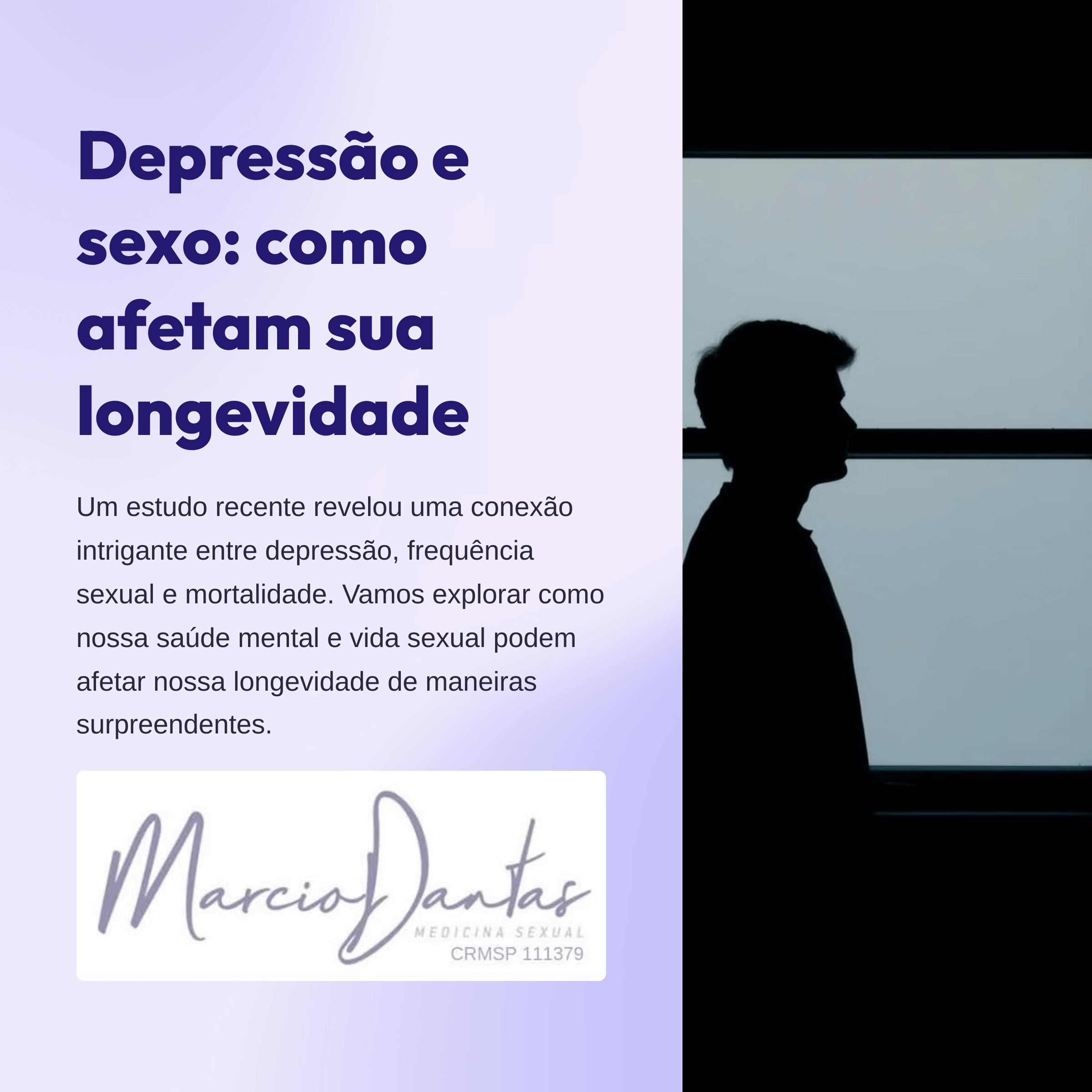 Depressão e sexo Saúde Sexual Dr. Marcio Dantas de Menezes Aumento Peniano