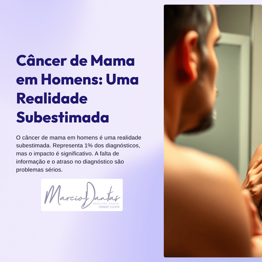 Câncer de Mama em Homens Outubro Rosa 2024 Dr. Marcio Dantas de Menezes