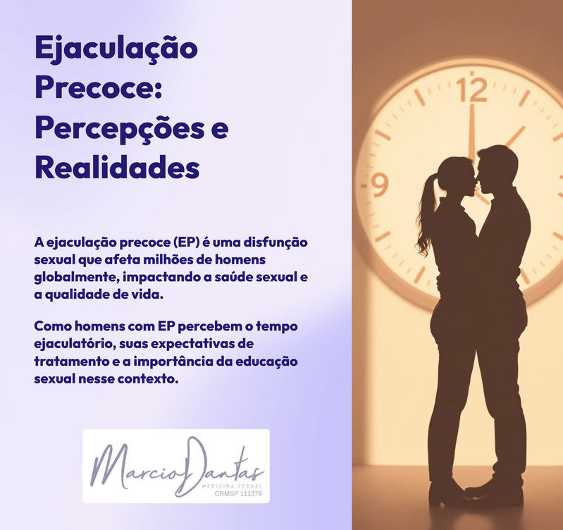 Como Homens com Ejaculação Precoce Percebem o Tempo Ejaculatório