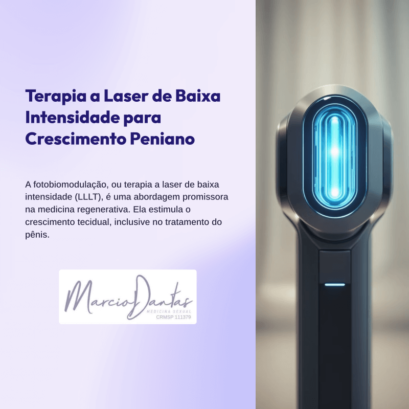 Terapia a Laser de Baixa Intensidade para Crescimento Peniano