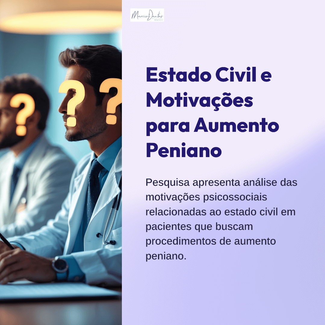 Estado Civil e Motivações para Aumento Peniano - Dr. Marcio Dantas de Menezes